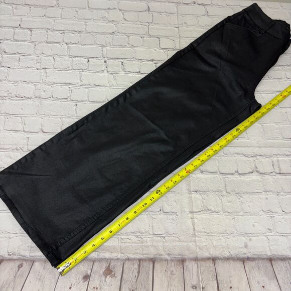 OAT New York Women Wide Leg Jeans Size 8/29 Black Denim D015 -15 - Picture 6 of 16